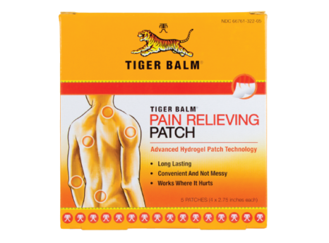 Tiger Balm Pain Relieving Patch, 5 ct
